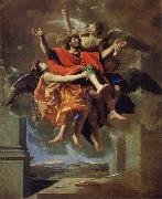 Nicolas Poussin The Verz ckung of the Hl. Paulus in the third sky painting